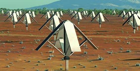 Square Kilometre array, The SKA telescope is so huge that it will  span five continents.
